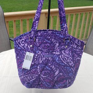 Vera Bradley Glenna Purse With  Turnlock Wallet